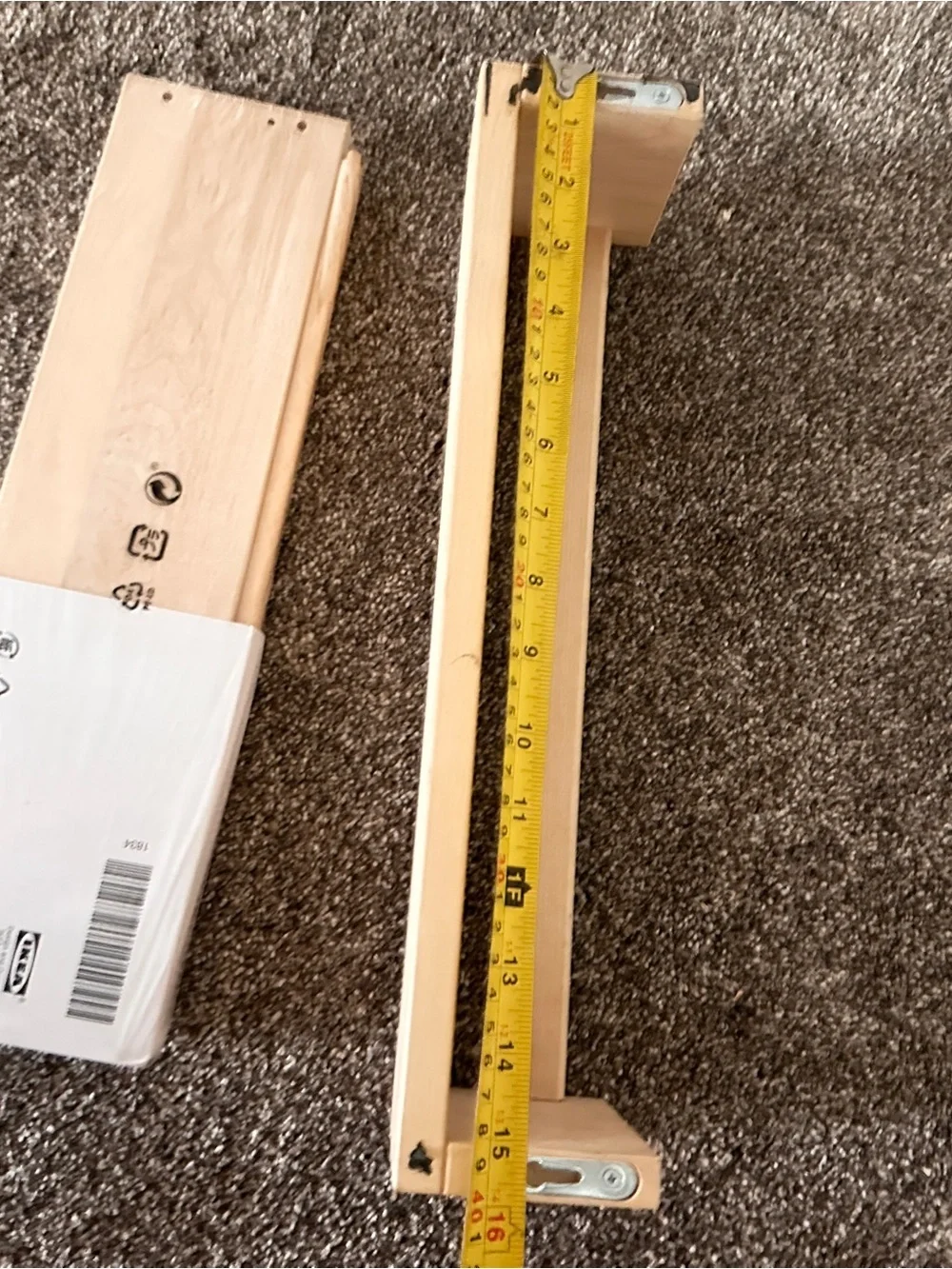 Lot of 2 ikea bekvam shelves spice racks